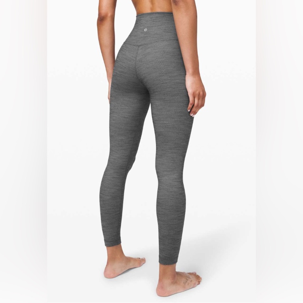 lululemon athletica Heathered Gray High-Rise Leggings